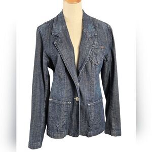 Levi's Dark Denim Blazer Jacket